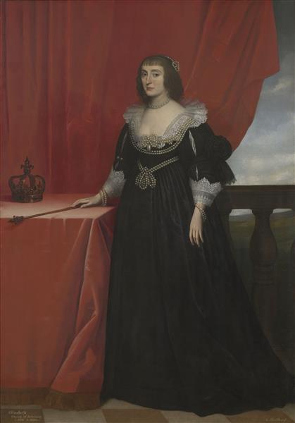 Portrait of Elizabeth Stuart, Queen of Bohemia, c.1630 - Gerard van Honthorst