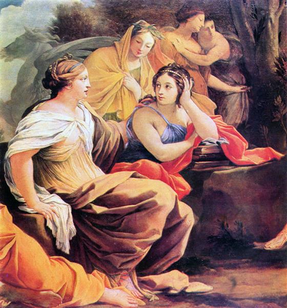 Apollo Und Die Musen (detail) - Simon Vouet