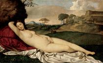 A Vênus Adormecida - Giorgione