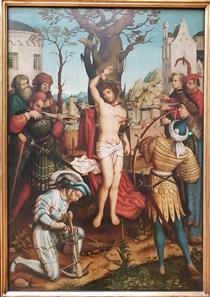 Das Martyrium Des Hl. Sebastian  (Sebastiansaltar) - Hans Holbein el Viejo