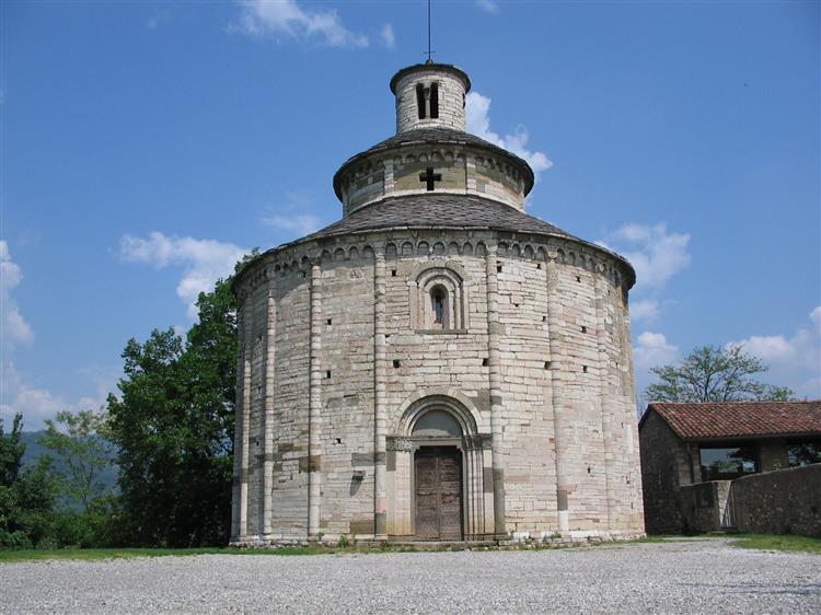 Rotunda of San Tomè, Bergamo, Italy, c.1100 - Романская архитектура