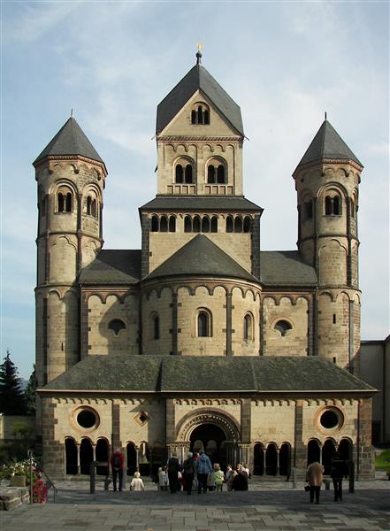 West End, Maria Laach Abbey, Germany, 1093 - Романская архитектура