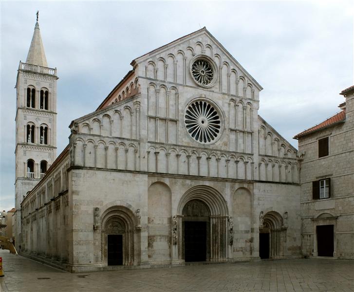 Zadar Cathedral, Croatia, c.1200 - Романская архитектура