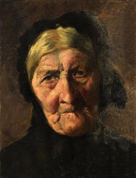 Portrait of older woman - Armando Montaner Valdueza