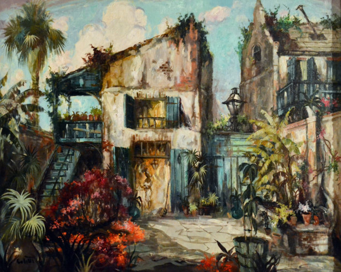 Creol Patio Royal Street, Old French Quarter - Colette Pope Heldner