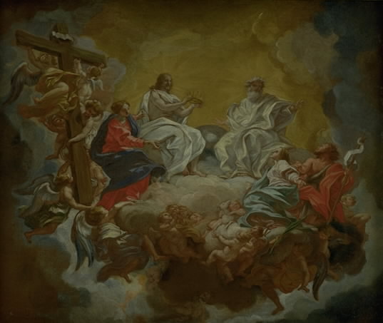 St Agnes in Glory - Giovanni Battista Gaulli