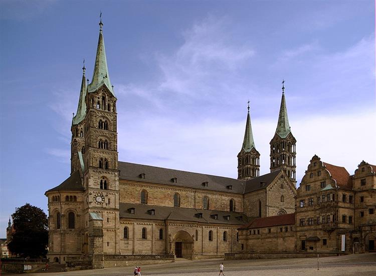 Bamberg Cathedral, Germany, 1012 - Романская архитектура