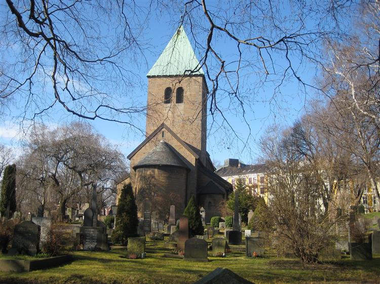 East End of Old Aker Church, Norway, 1080 - Романская архитектура