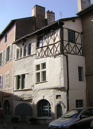 Houses in Cluny, France, c.1150 - Romanesque Architecture