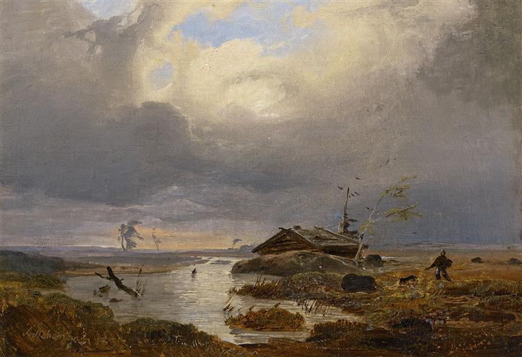 Norwegian Landscape, 1837 - Andreas Achenbach