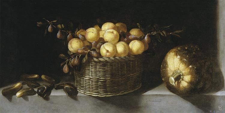 Still Life with Fruit and Vegetables, 1623 - Хуан Ван дер Амен