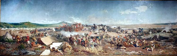 The Battle of Tetouan, 1862 - Marià Fortuny
