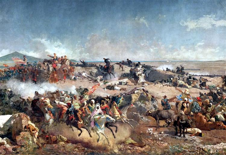 The Battle of Tetouan (detail), 1862 - Marià Fortuny