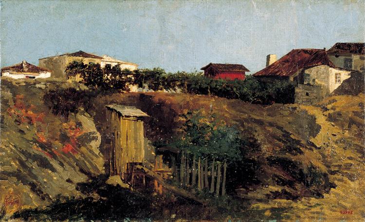 Landscape of Portici, 1874 - Mariano Fortuny