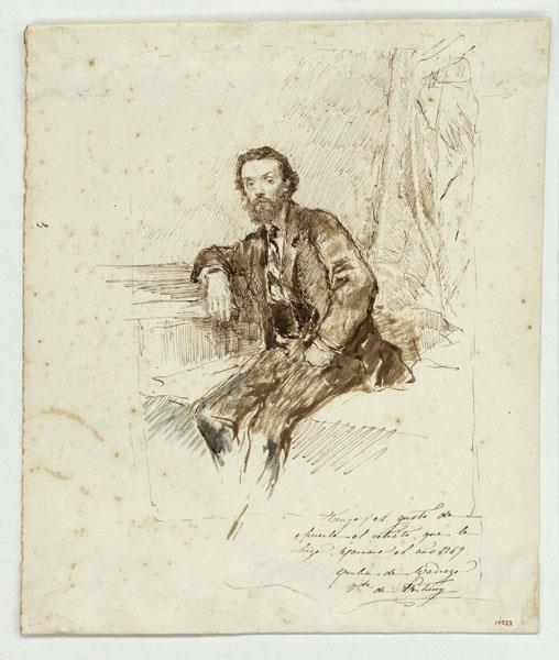 Portrait of Tomás Moragas - Mariano Fortuny