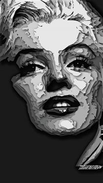 Marilyn Monroe layers - Muntadher Saleh