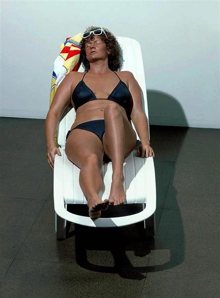 Sunbather with Black Bikini, 1989 - Дуэйн Хансон