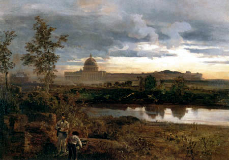 View with St.Peter, 1879 - Освальд Ахенбах