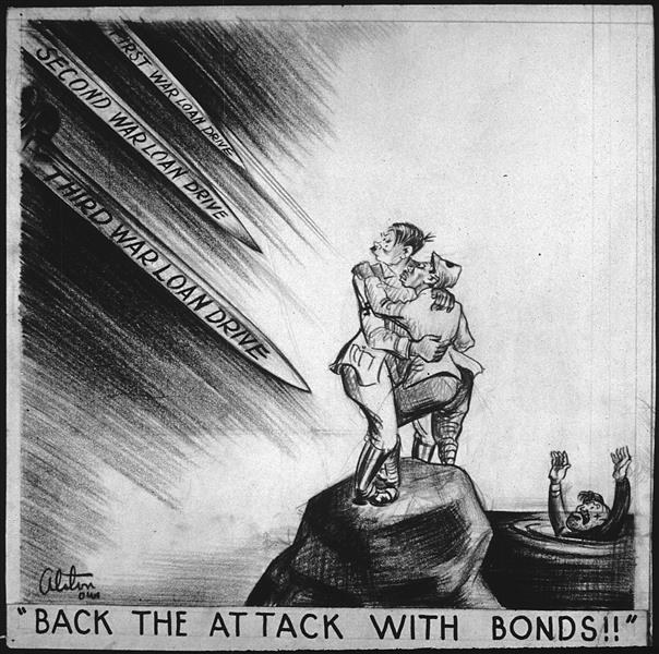 Back the Attack with War Bonds!!, 1943 - Charles Alston