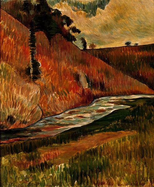 The Aven Stream, 1889 - Шарль Лаваль