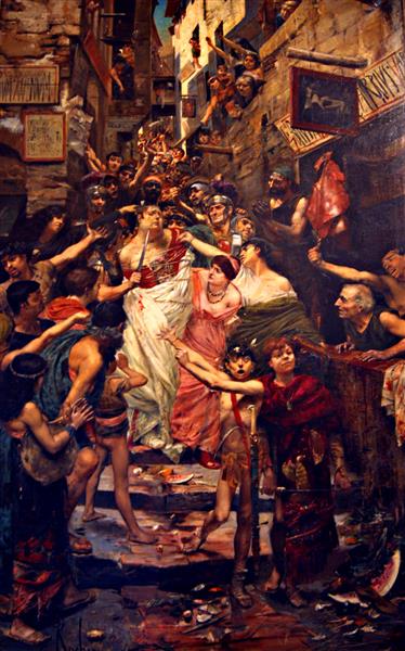 Vitellius Dragged Through The Streets Of Rome By The Populace, 1883 - Georges Rochegrosse