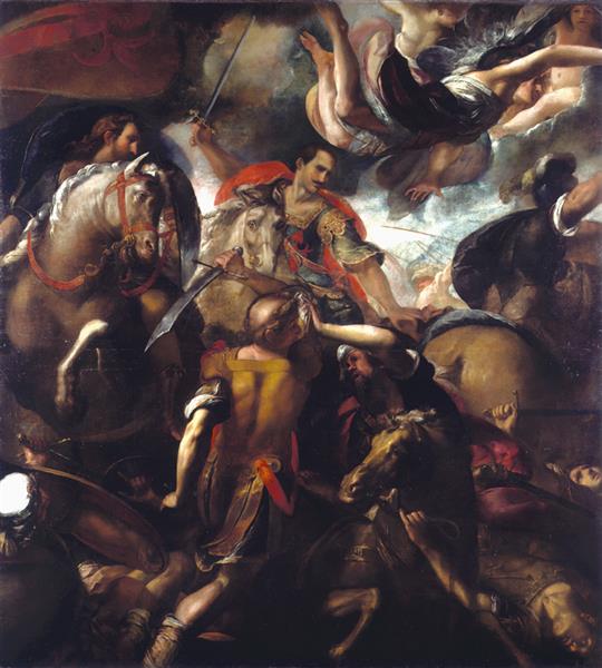 San Giacomo Nella Battaglia Di Compostela, c.1620 - Giulio Cesare Procaccini