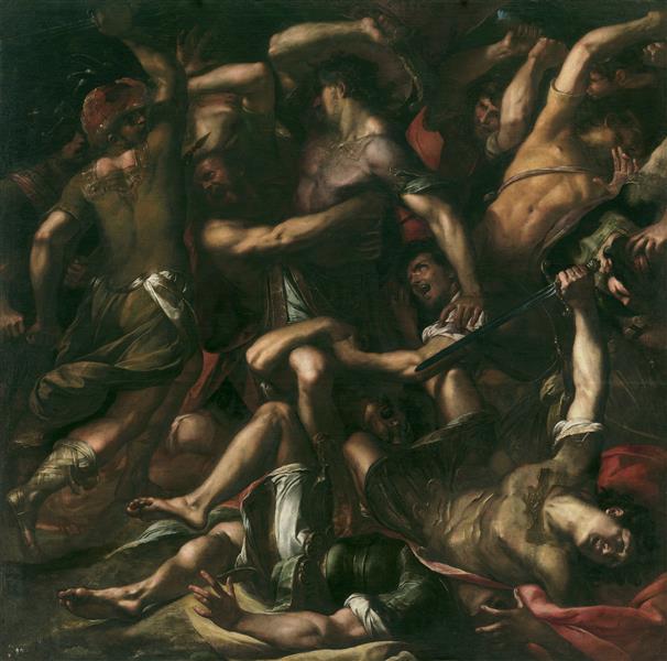 Samson and the Philistines, c.1625 - Giulio Cesare Procaccini