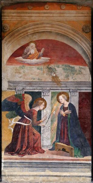 Annunciation, c.1510 - Антониаццо Романо