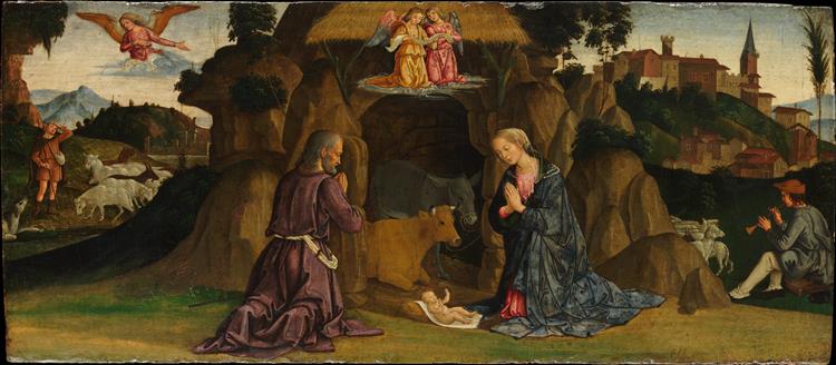 The Nativity, c.1485 - Антоніаццо Романо