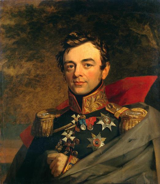 Portrait of Ivan F. Paskevich, c.1825 - Джордж Доу