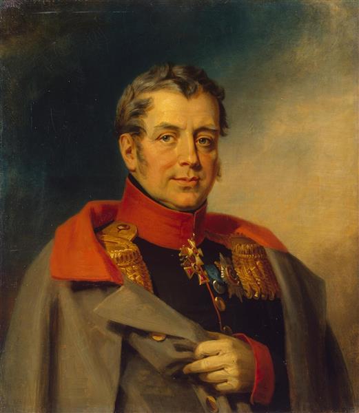 Balk Michail Dmitrievich, Russian General, c.1820 - c.1828 - George Dawe