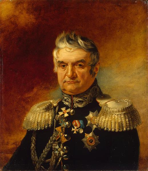 Portrait of Fyodor F. D'Auvray, 1827 - Джордж Доу