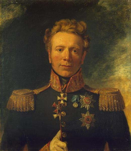 Portrait of Ivan A. (Johann Georg) Von Lieven, c.1820 - c.1825 - Джордж Доу