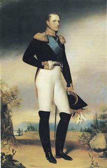 Portrait of Russian emperor Nicholas I - George Dawe