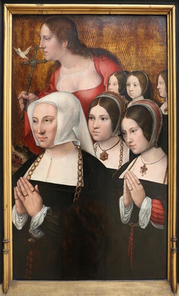 Haneton Triptych (left wing) - Bernard van Orley
