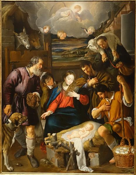 Adoration of the Shepherds, c.1620 - Juan Bautista Maíno