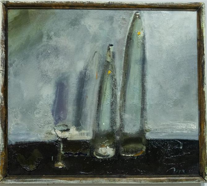 Still Life With Glass, 1987 - Oleg Holosiy