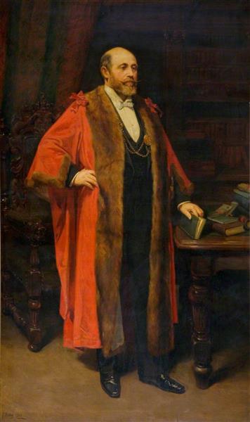 Alderman Sir H. W. Newton, JP, 1901 - Ralph Hedley