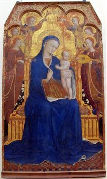 Madonna and Child with Angels - Stefano di Giovanni Sassetta