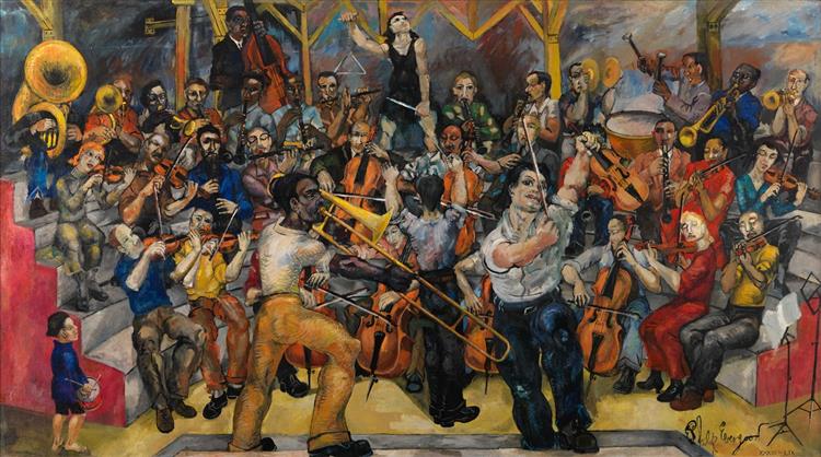 Music, 1933 - Philip Evergood