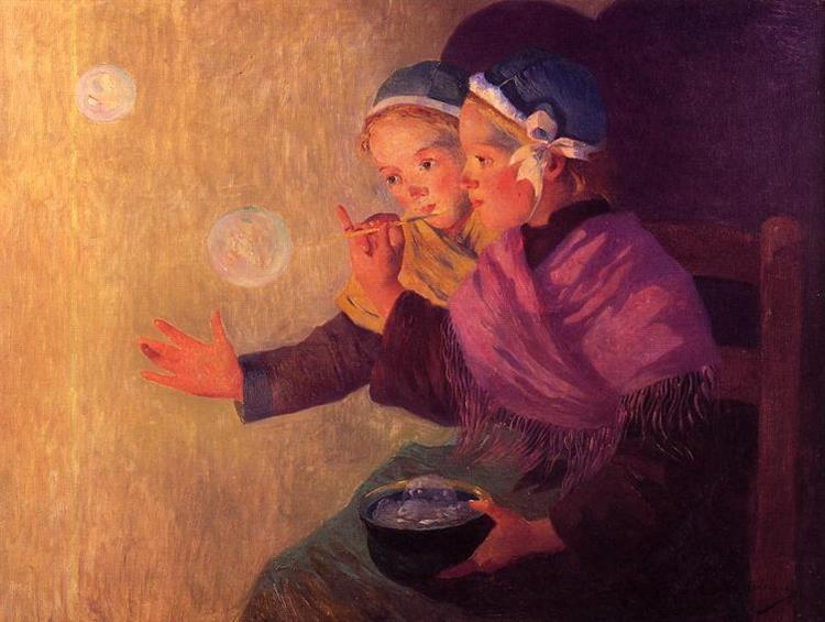 Soap Bubbles, 1895 - Ferdinand du Puigaudeau