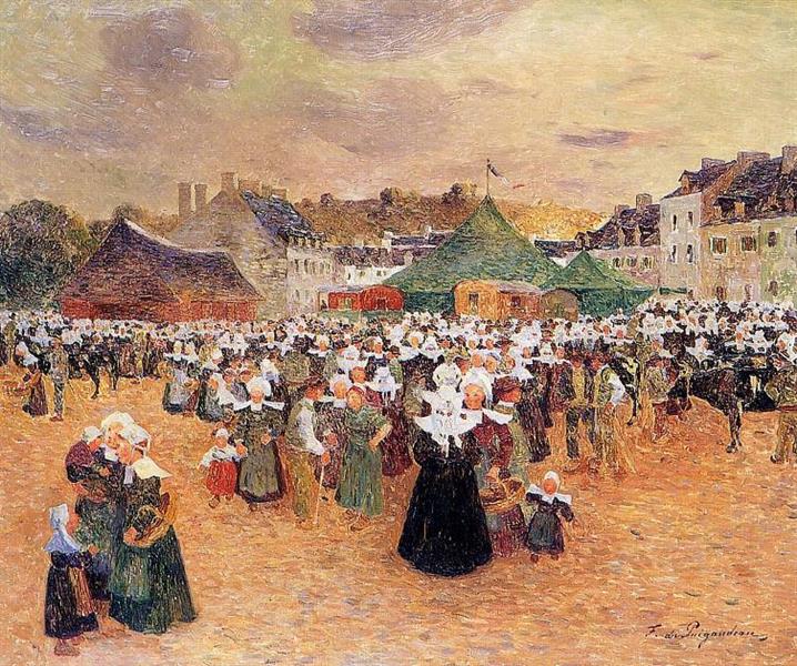 The Fair at Pont-aven, c.1898 - Ferdinand du Puigaudeau