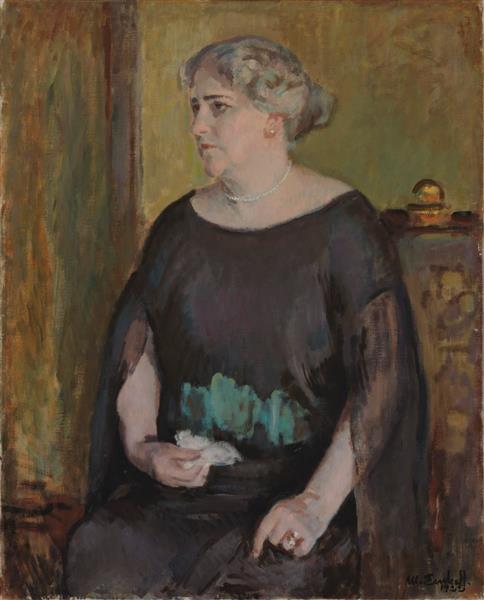 Portrait of Mrs. Lydia Keirkner, 1922 - Магнус Энкель