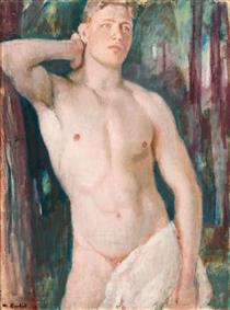 Young Nude Male - Magnus Enckell