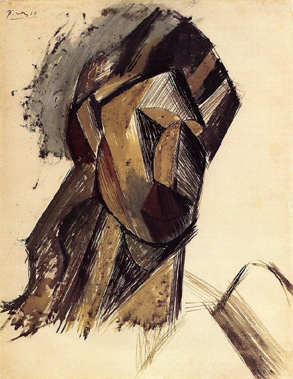 Head of a Woman (Fernande), c.1909 - Пабло Пикассо