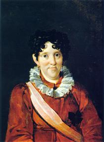 Dona Carlota Joaquina, Wife of King Dom João Vi of Portugal, Brazil and Algarves - Nicolas Antoine Taunay