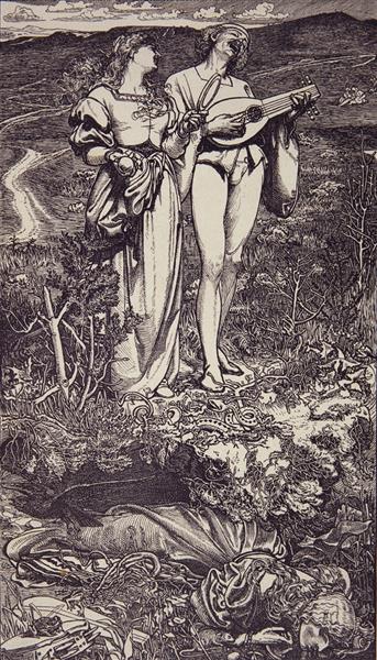 Amor Mundi, 1865 - Frederick Sandys
