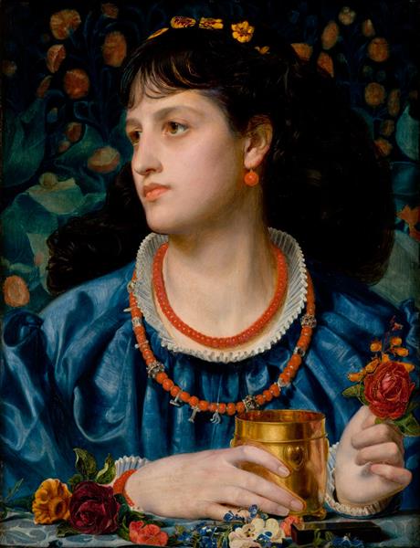 Isolda with the Love Potion, 1870 - Frederick Sandys