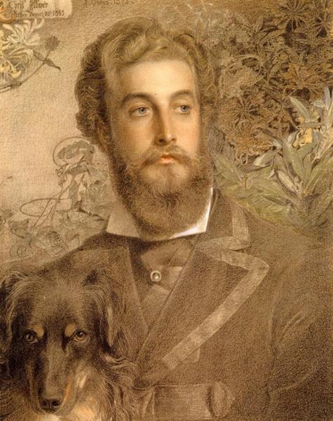 Portrait De Cyril Flower, Lord Battersea, 1872 - Энтони Фредерик Огастас Сэндис
