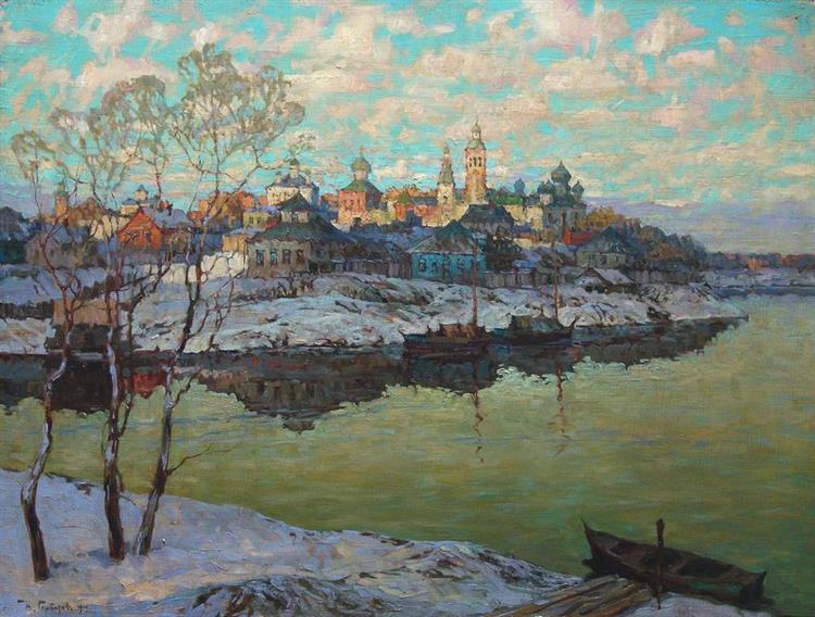 Early Spring, 1916 - Konstantin Ivanovich Gorbatov